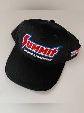 Summit Racing Black Logo Adjustable Cap - Men’s